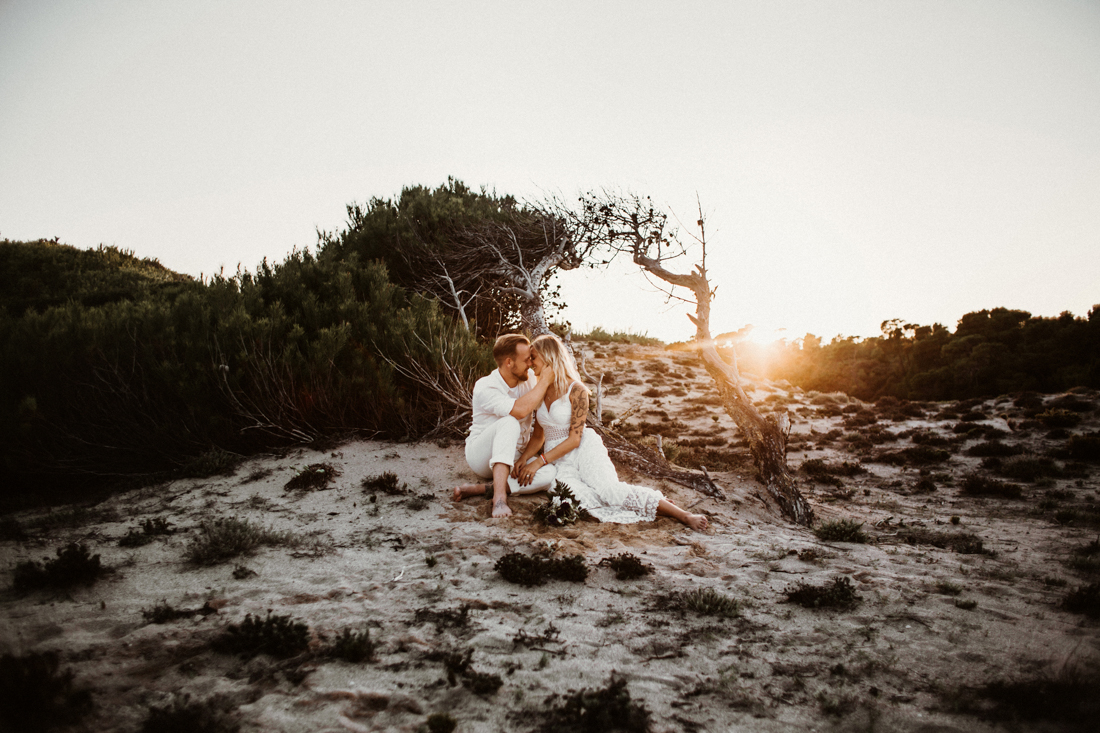 Boho After-Wedding Shooting auf Mallorca